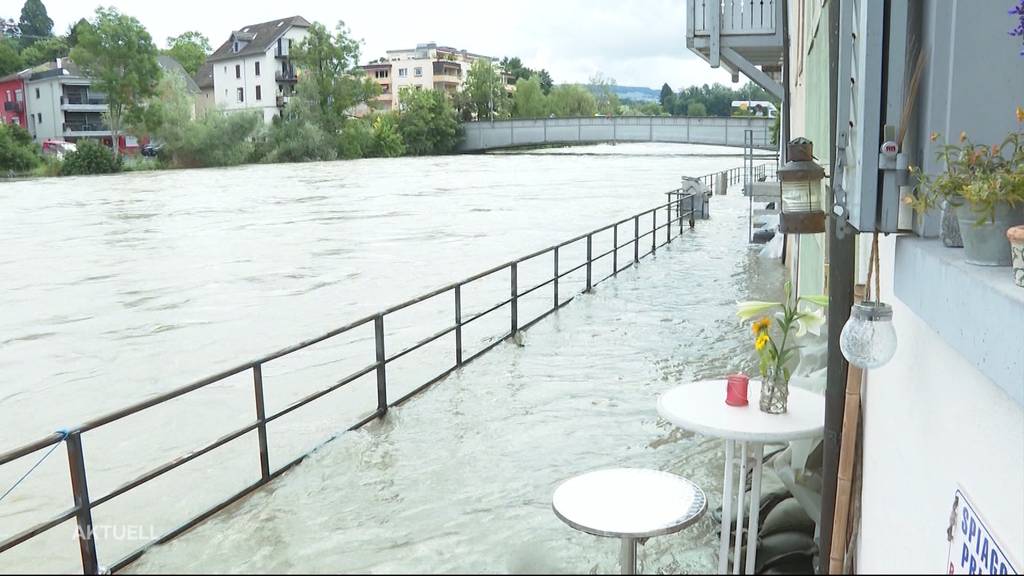 Hochwasser in der Schweiz
