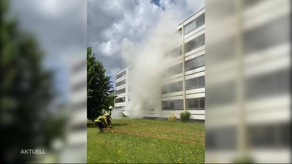 40 Personen in Buchs wegen Feuer in Schlafzimmer evakuiert