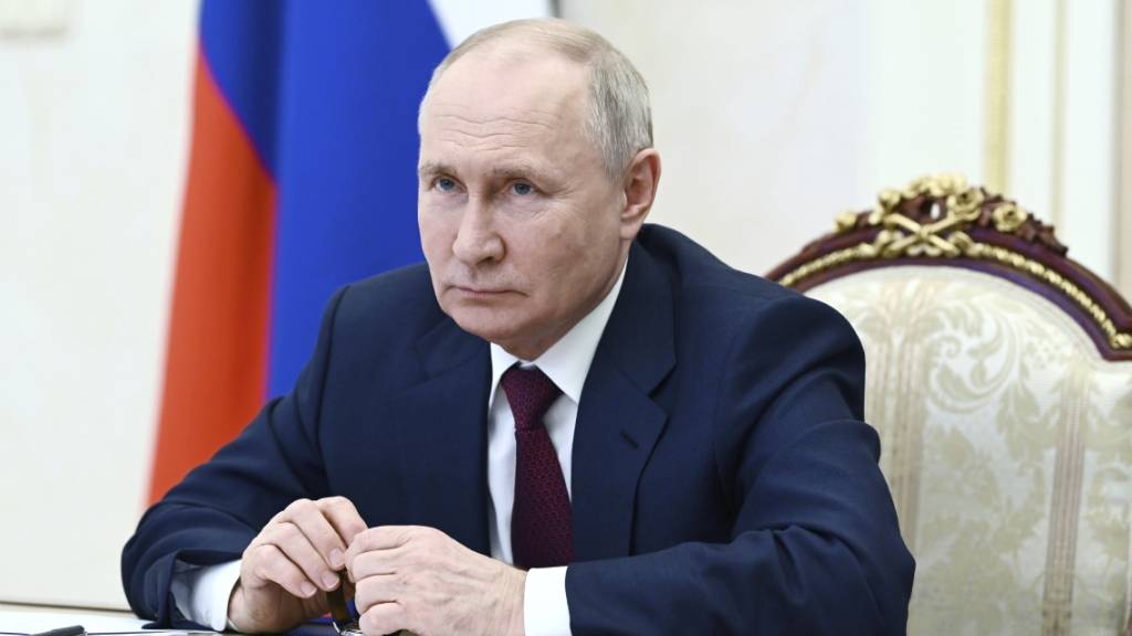 Kremlchef Wladimir Putin in Moskau. Foto: Alexander Kazakov/Sputnik Pool Kremlin/AP/dpa - ACHTUNG: Nur zur redaktionellen Verwendung und nur mit vollständiger Nennung des vorstehenden Credits