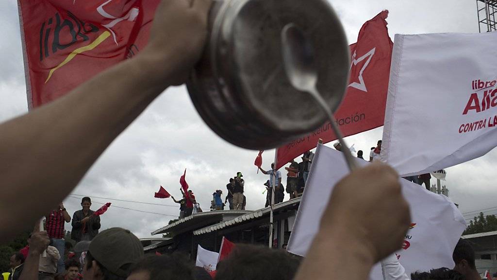 Die Proteste gegen die Ergebnisse der Präsidentschaftswahl in Honduras haben nichts bewirkt: Der Antrag der Opposition zur Annullierung der Wahl wurde abgelehnt. (Archivbild)