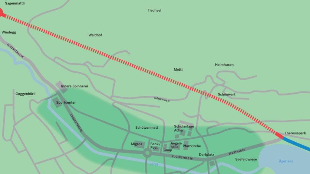 Die Zuger Bevölkerung stimmt am 3. März über die Umfahrungen Zug und Unterägeri ab.