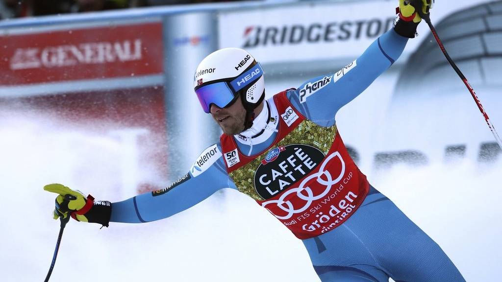 Kjetil Jansrud gewinnt auch das dritte Speed-Rennen des Winters.