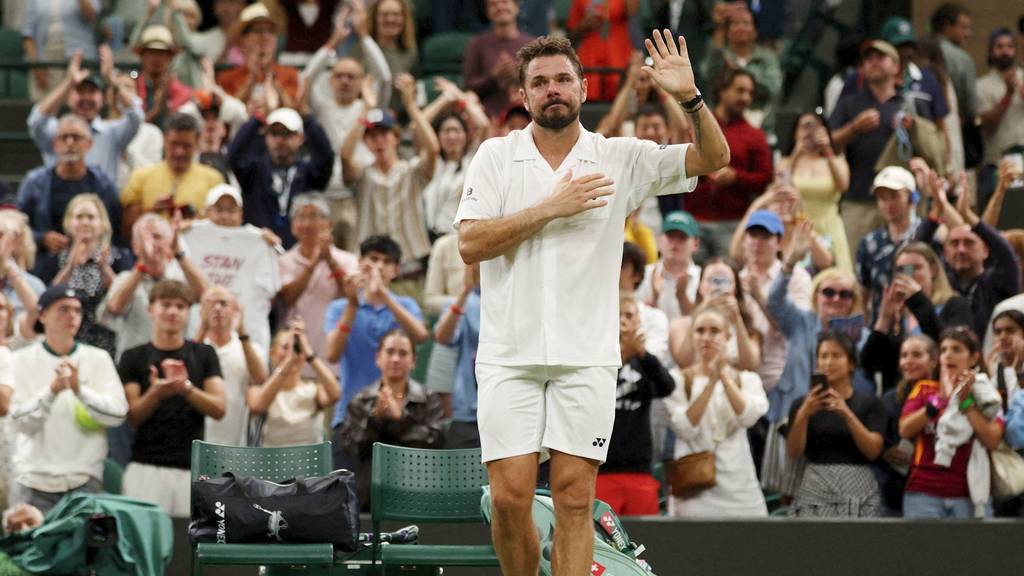 Stan Wawrinka verabschiedet sich standesgemäss von Wimbledon
