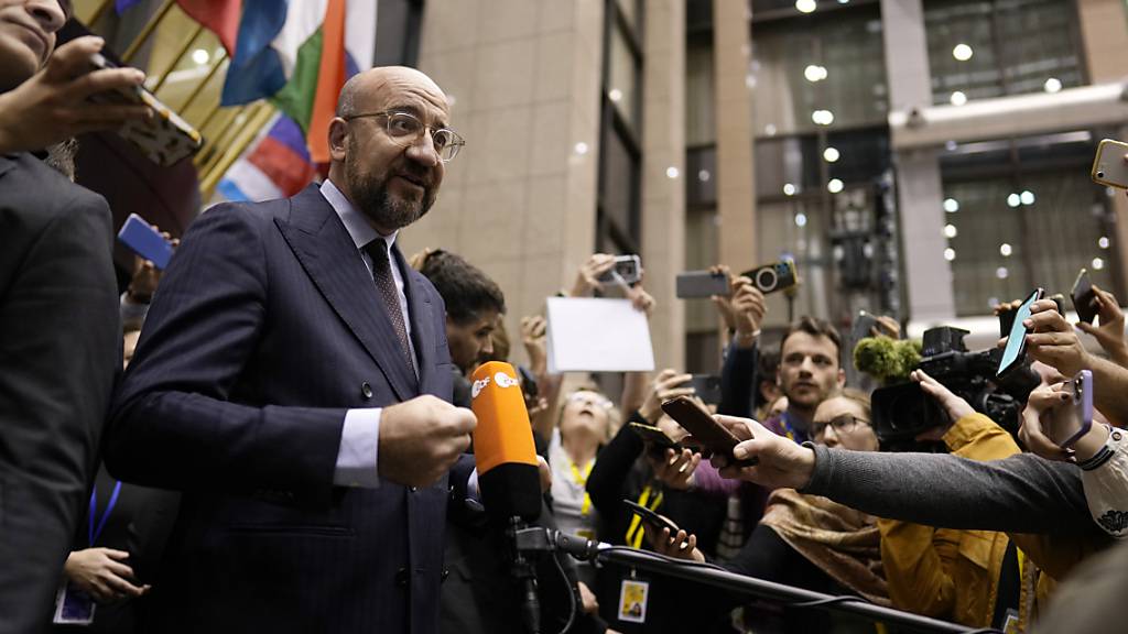 dpatopbilder - EU-Ratspräsident Charles Michel in Brüssel. Foto: Virginia Mayo/AP/dpa