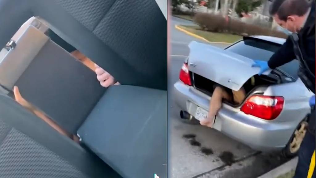Blinder Passagier: Frau findet nackten Mann in ihrem Kofferraum