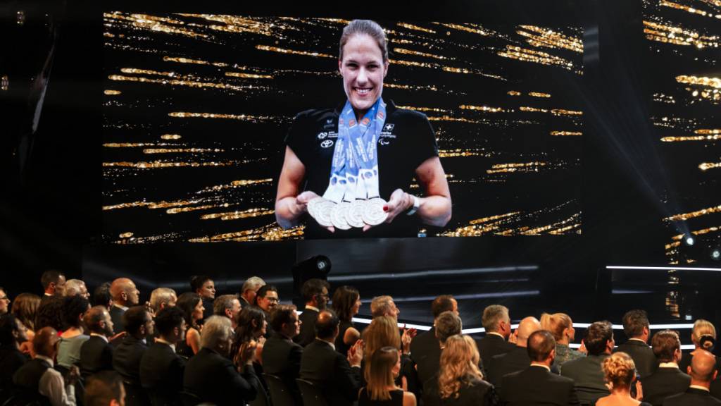 Aus dem Trainingslager zugeschaltet: Catherine Debrunner, die nunmehr zweifache Paralympische Sportlerin des Jahres