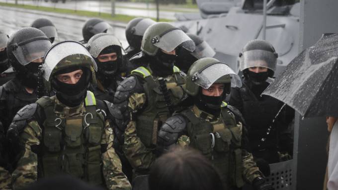 Hunderte Festnahmen bei Grossdemo in Belarus gegen Lukaschenko