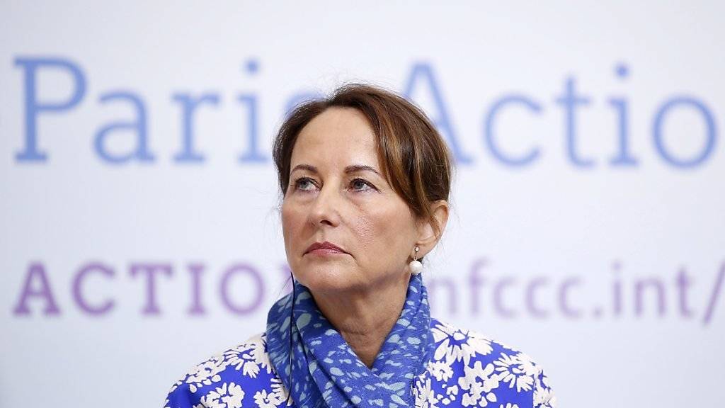 Frankreichs Umweltministerin Ségolène Royal an der Klimakonferenz.
