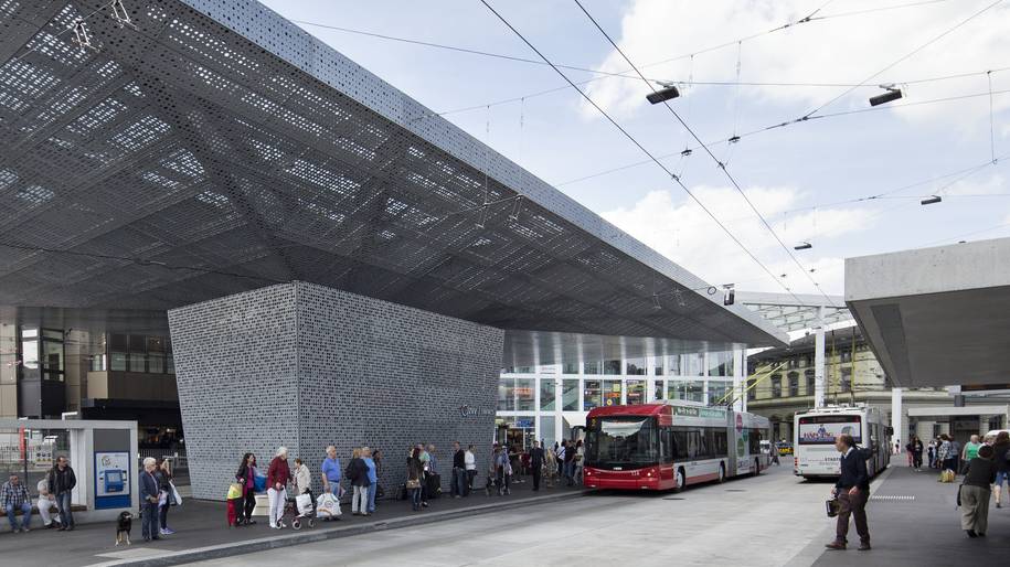 Der neue Busbahnhof in Winterthur (Symbolbild, Aufnahme von 2014)