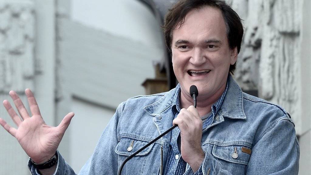US-Starregisseur Quentin Tarantino erhält den 2569. Stern auf dem Walk of Fame in Hollywood.
