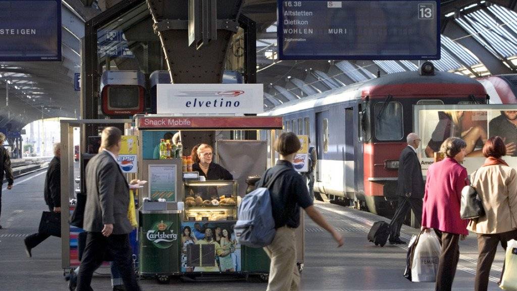 Die Elvetino AG ist das führende Bahngastronomieunternehmen in der Schweiz. (Archiv)