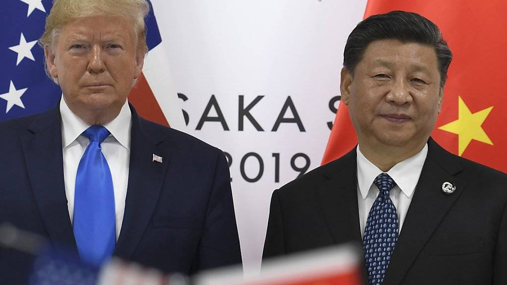 Da herrschte noch so etwas wie Minne: US-Präsident Donald Trump und sein chinesischer Amtskollege Xi Jinping am G-20-Gipfel in Osaka. (Archivbild)