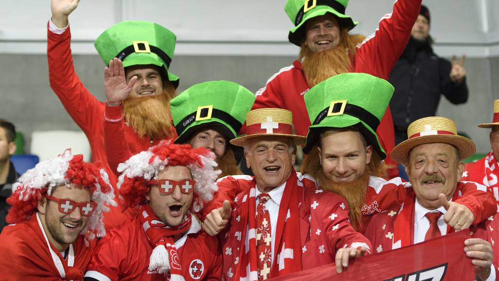 Schweizer Fans in Nordirland