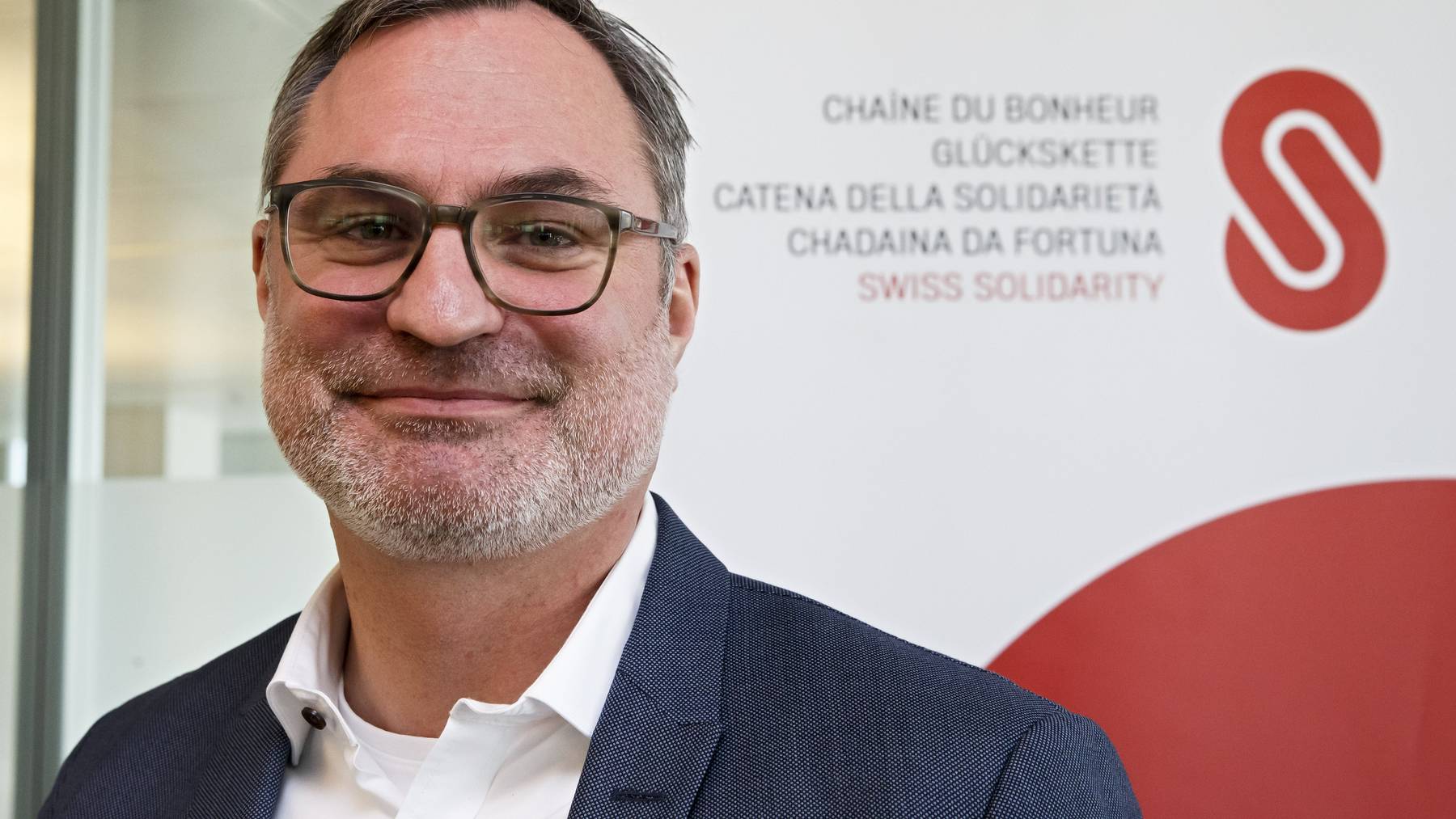 Glückskette-Direktor Roland Thommann lobt die Solidarität der Schweizer Bevölkerung.