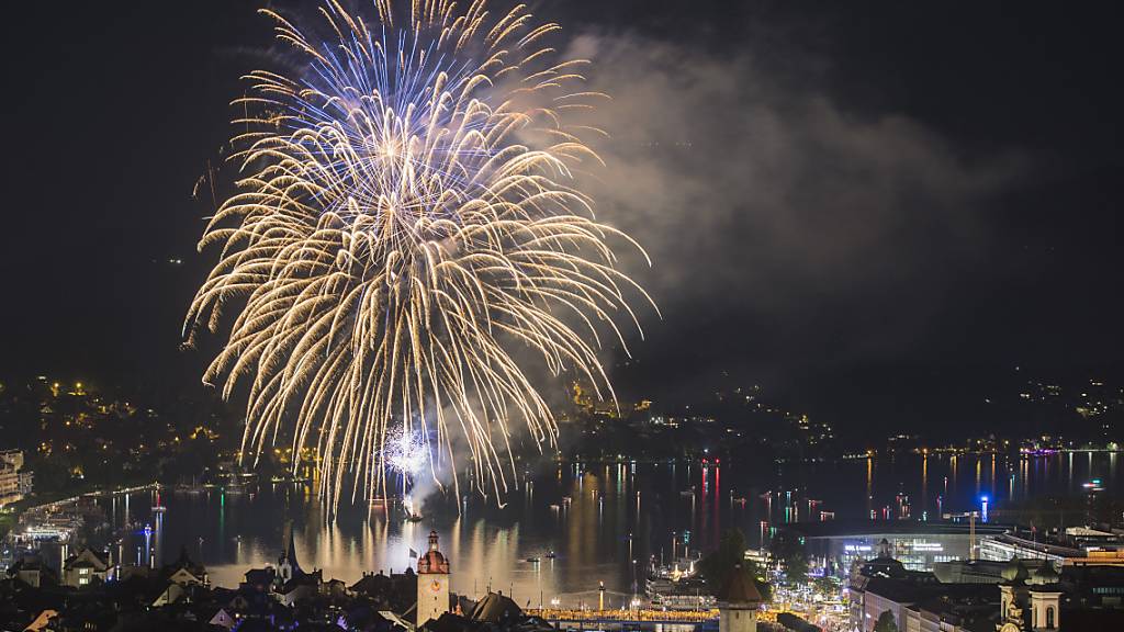 Feuerwerk zum Abschluss: 2018 fand das vorerst letzte Luzerner Fest statt, die Wiederaufnahme ist auf 2022 verschoben. (Archivbild)
