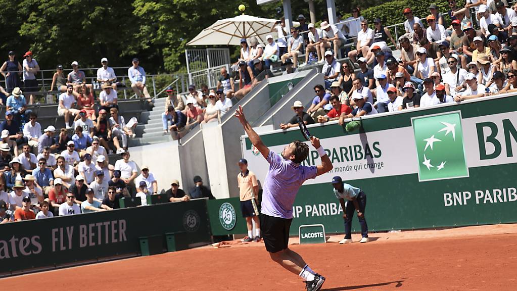 Stan Wawrinka steht an den French Open in der zweiten Runde.