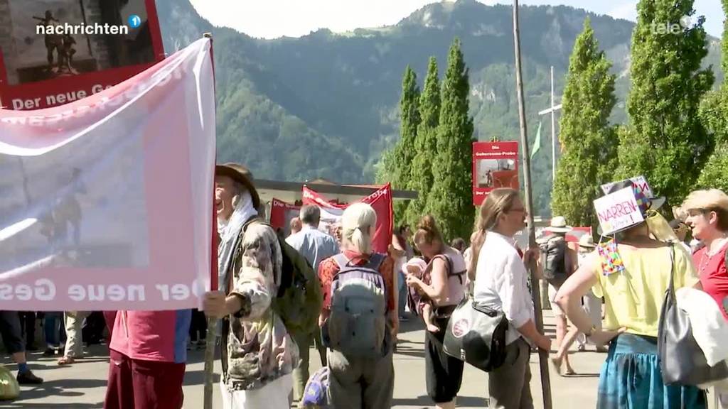 Corona Demo in Altdorf