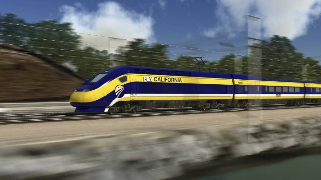 Soll deutlich kürzer werden: eine in Kalifornien geplante Hochgeschwindigkeitszugstrecke zwischen San Francisco und Los Angeles.