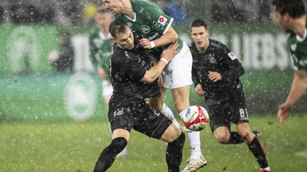 Ein Pfostenschuss als Highlight in St. Gallen