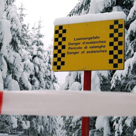 In Teilen der Alpen herrscht höchste Lawinen-Gefahrenstufe