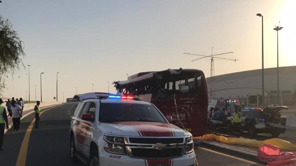 Busunglück in Dubai: Zahlreiche Menschen haben ihr Leben verloren.