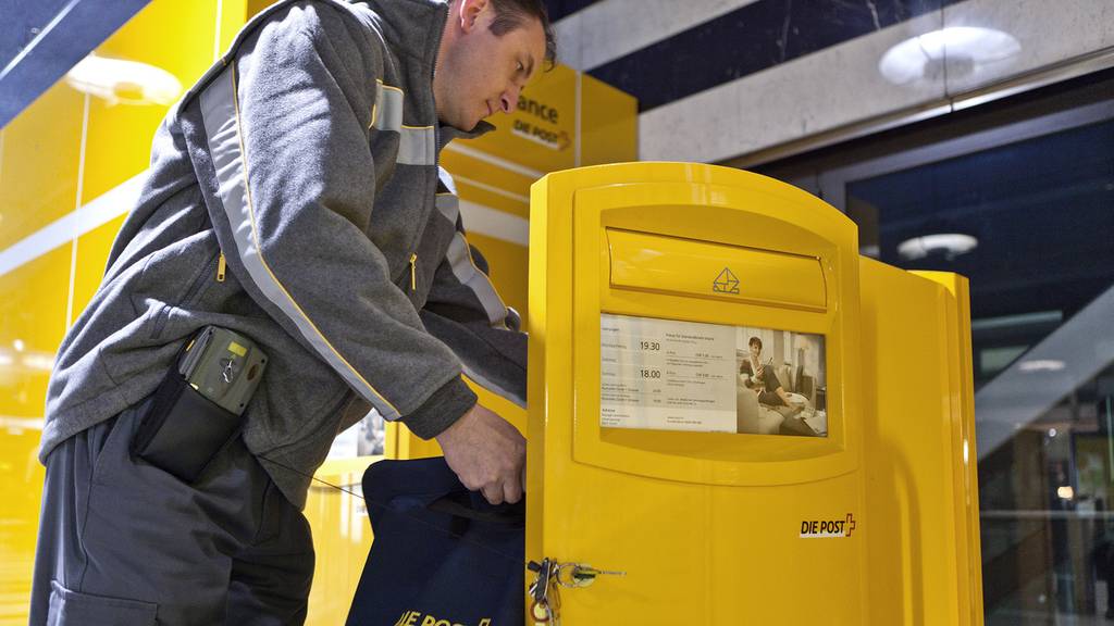 Gelbe Briefkästen werden weniger oft geleert