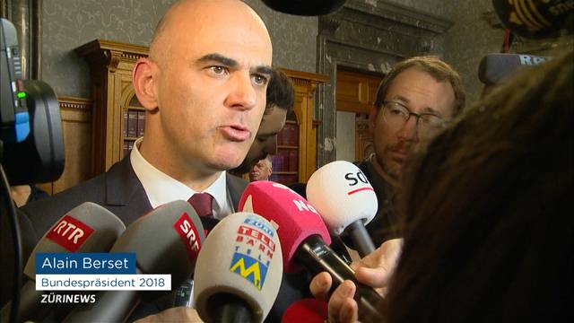 Alain Berset ist neuer Bundespräsident