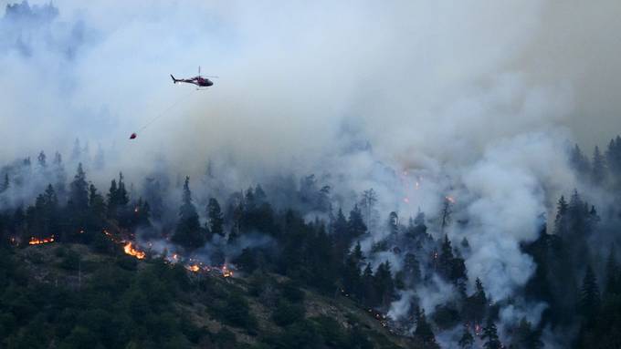 Waldbrand von Bitsch VS geht auf Gewehrschüsse zurück