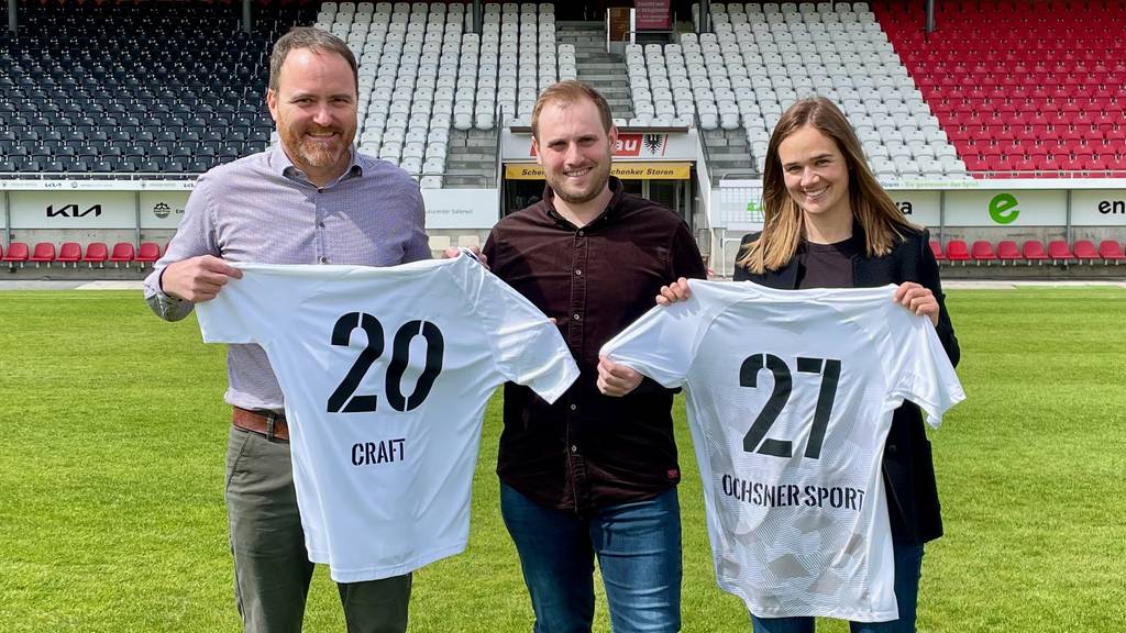 FC Aarau FCA Ausrüster Trikot Craft Ochsner Sport