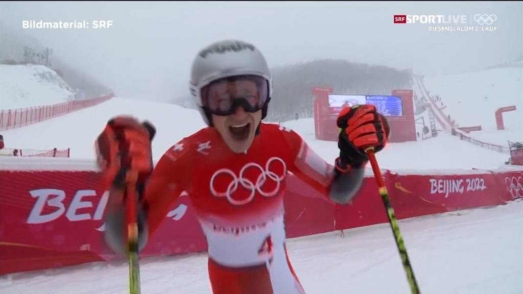 «Jaaaaaaaaa!»: So jubelte Odermatt über Olympia-Gold im Riesenslalom