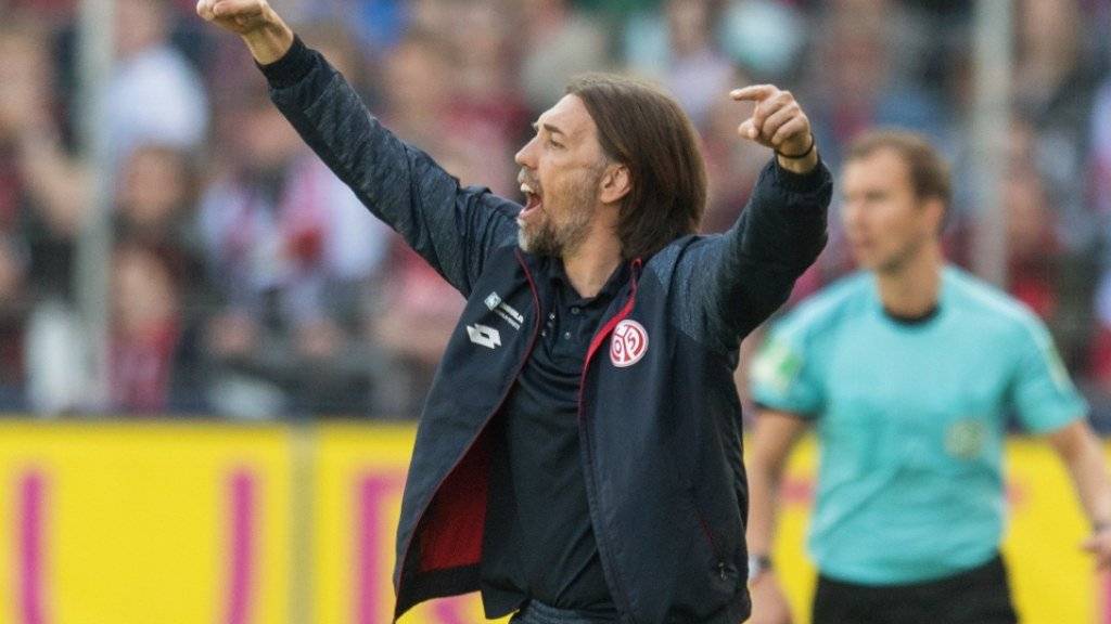 Der Walliser Martin Schmidt kann als Mainz-Trainer endlich wieder jubeln