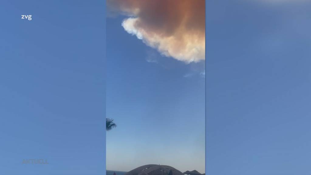 Waldbrand auf Rhodos: Ein Aarauer erzählt, wie er den Brand erlebte