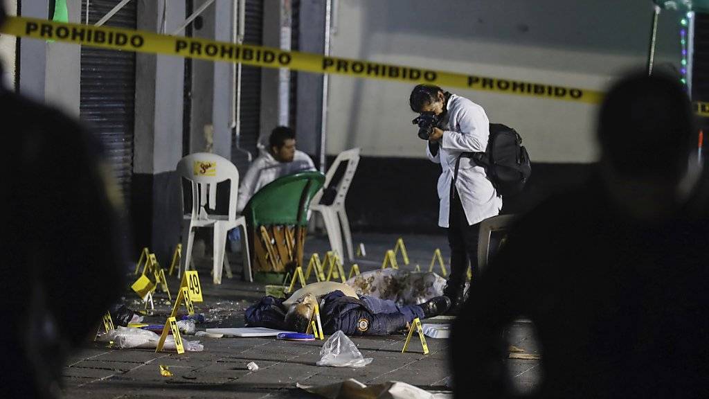 Inmitten feiernder Menschen: Die tödliche Schiesserei auf dem Garibaldi-Platz in Mexiko-Stadt ereignete sich am Freitagabend.