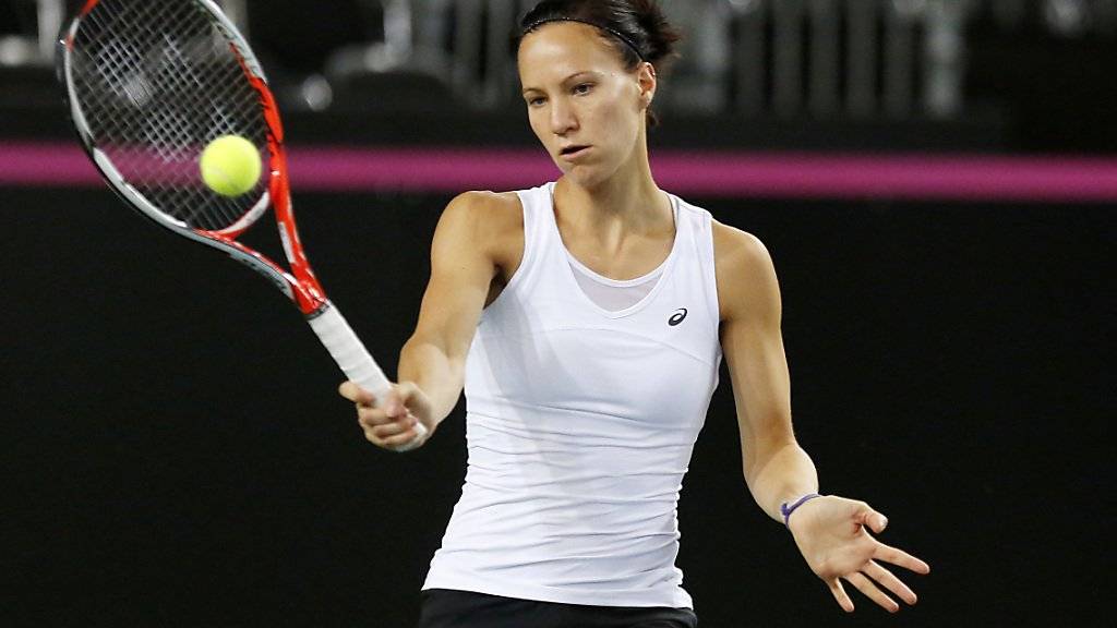 Viktorija Golubic steht beim WTA-Turnier in Dubai in der 2. Runde