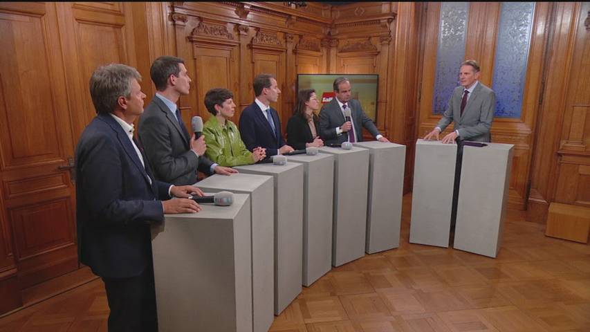 Die Elefantenrunde vor den Bundesratswahlen 