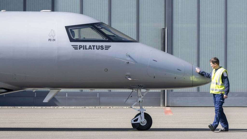 Die Pilatus Flugzeugwerke planen am Hauptistz in Stans NW Neubauten. (Archivbild)