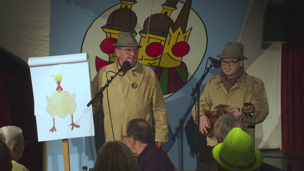 «Tubel-Trump» und «AHV-Enkeltrick»: Die schönsten «Schnitzelbänk»