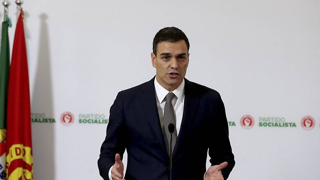 Pedro Sánchez will den spanischen Ministerpräsidenten Mariano Rajoy ablösen.