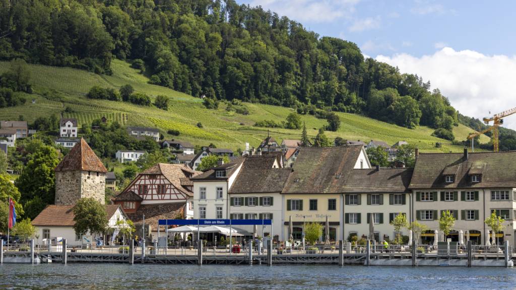 Die Kursschifffahrt zwischen Stein am Rhein SH und Diessenhofen TG war im Sommer unterbrochen. Grund dafür waren unter anderem Ablagerungen von Quaggamuscheln in der Schifffahrtsrinne. (Archivbild)