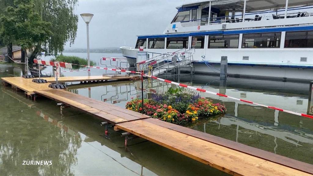 Hochwassersituation in der Schweiz: Trotz weniger Regen steigen die Pegel