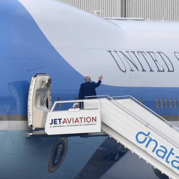 US-Präsident Trump aus Zürich abgeflogen