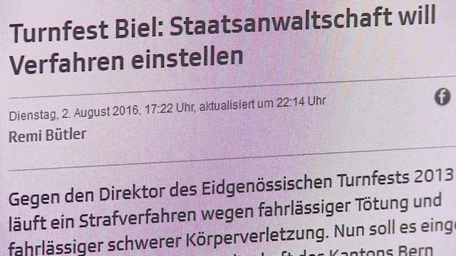 Turnfest-Direktor unschuldig?