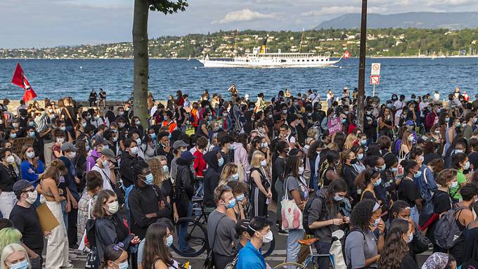 Kundgebung in Genf gegen Rassismus