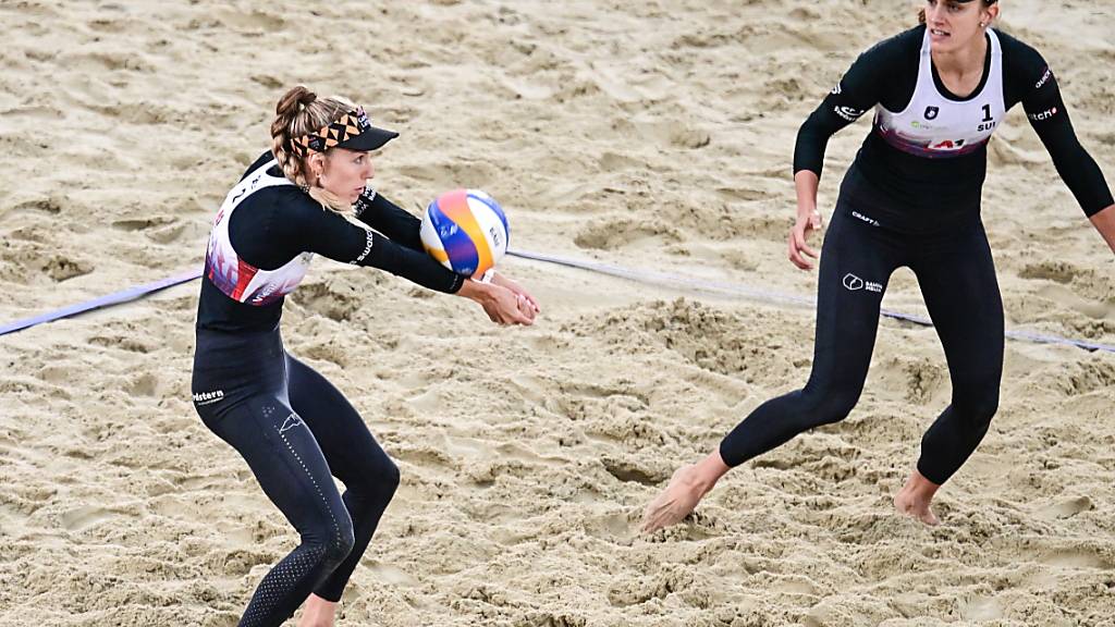 Nina Brunner (links) und Tanja Hüberli scheitern bei der WM-Hauptprobe vorzeitig