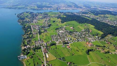 Die Seepromenade von Meggen bleibt befahrbar