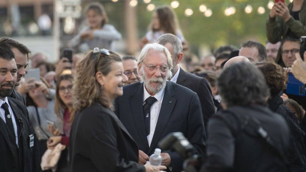 Der kanadische Schauspieler Donald Sutherland wird am diesjährigen Filmfestival in San Sebastián für sein Lebenswerk ausgezeichnet. Den Donostía-Preis wird er am 26. September für «mehr als 50 Jahre vorzüglicher Leistungen» entgegennehmen. (Archivbild)