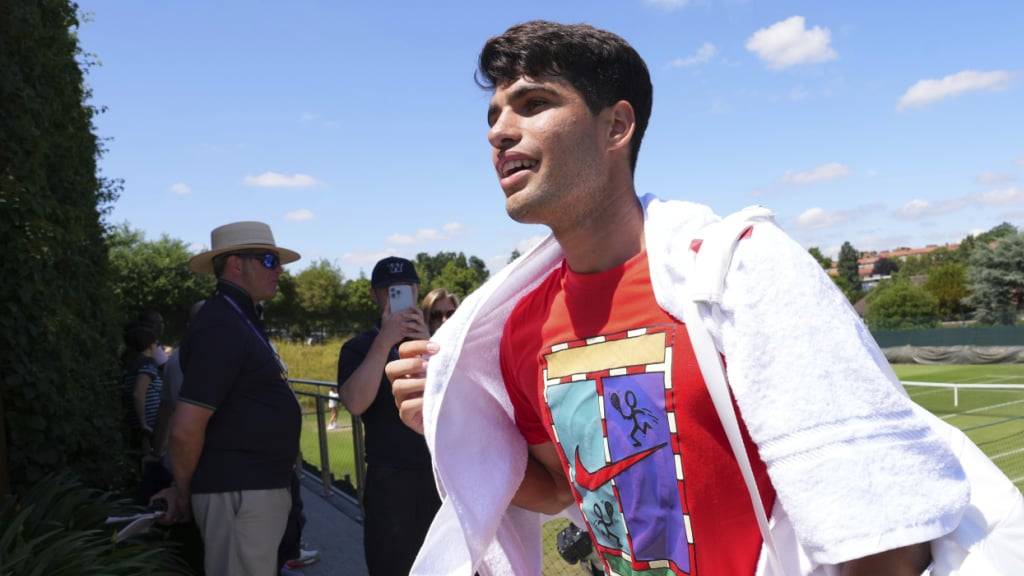 Fühlt sich auf dem Rasen von Wimbledon ausgesprochen wohl: Carlos Alcaraz