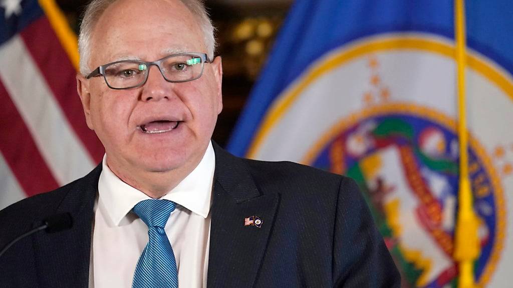 Medien: Harris wählt Tim Walz als Vizekandidaten aus