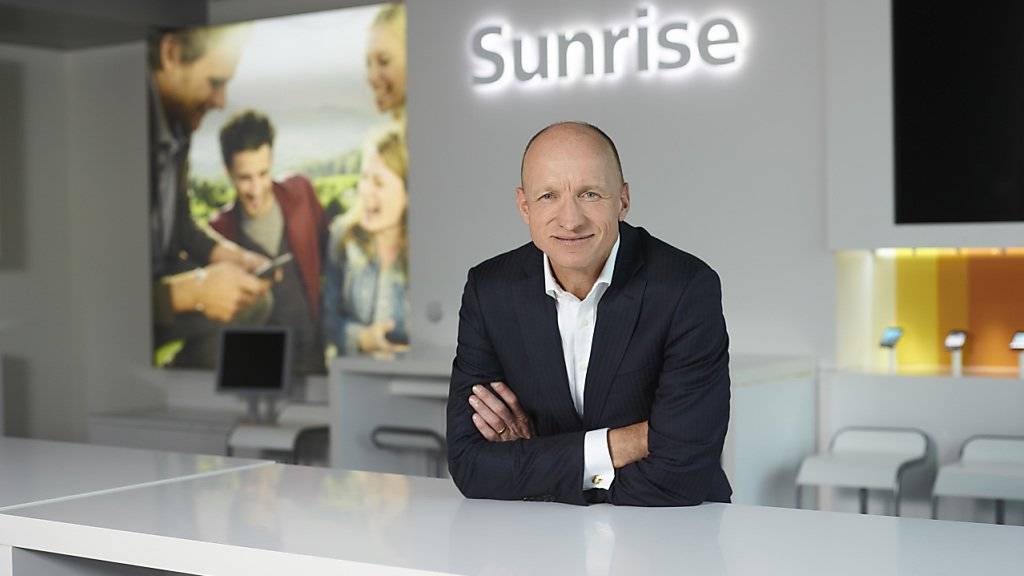 Olaf Swantee führt seit einem Jahr das Unternehmen Sunrise. (Archivbild)