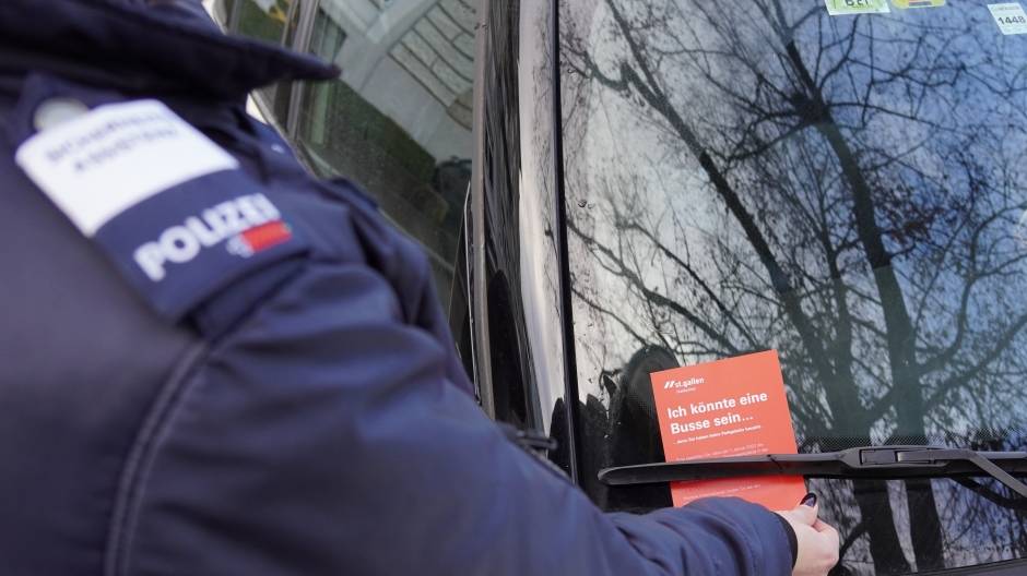 Die letzten zwei Wochen verteilte die Stadtpolizei anstatt Bussen Erinnerungsflyer. 